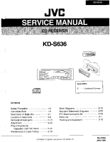 JVC KDS-636-Service-Manual